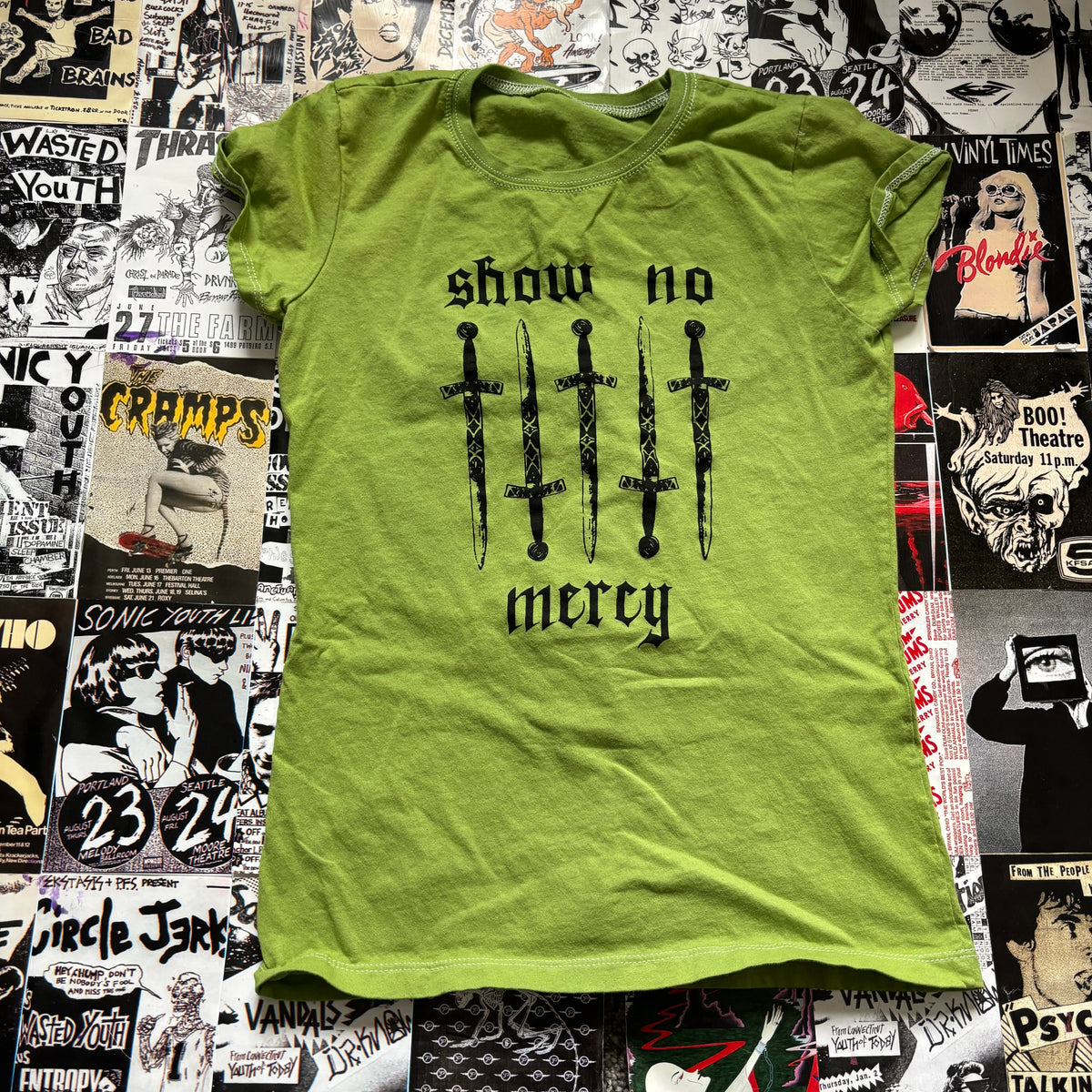 MERCY green babydoll tee SM/MED