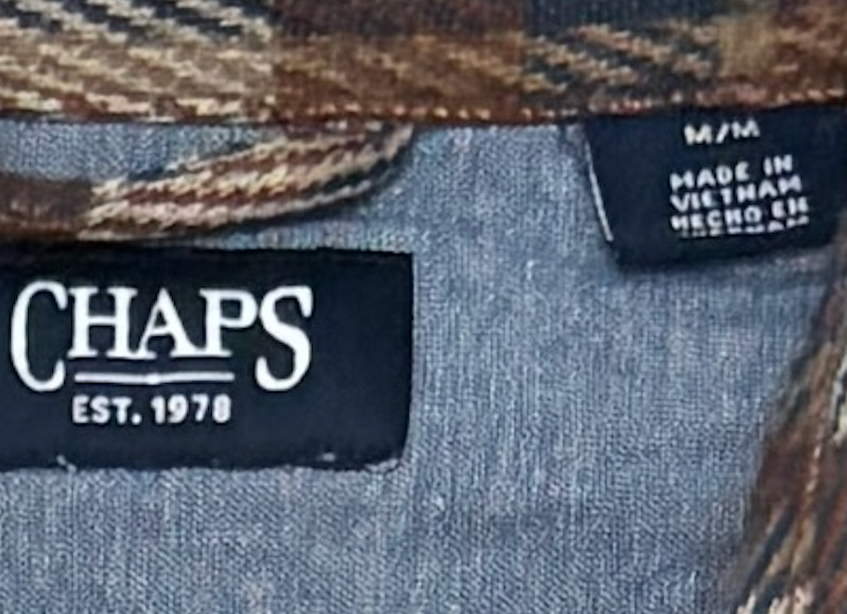 RADIO brown/navy flannel MEDIUM