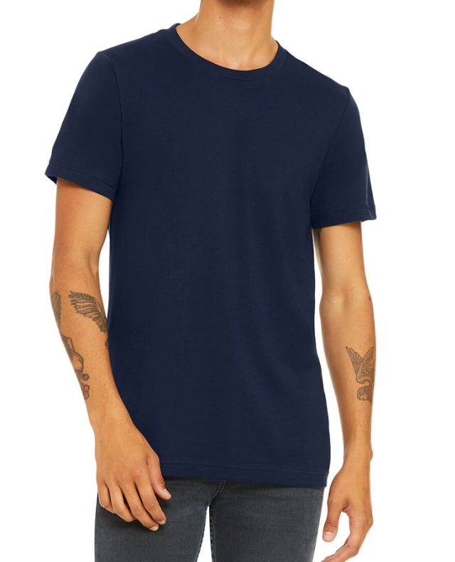 LYRICS  navy/yellow unisex tee
