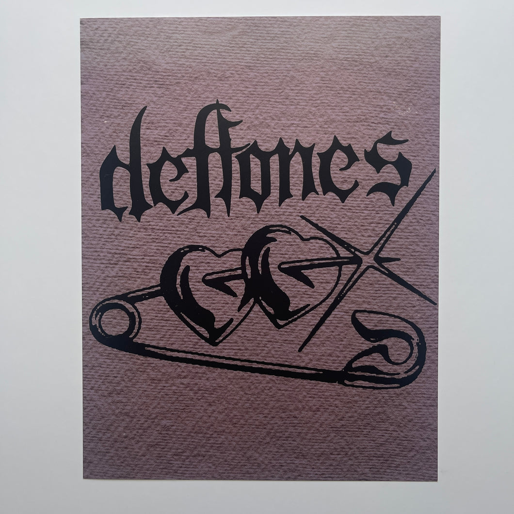 Deftones pin poster
