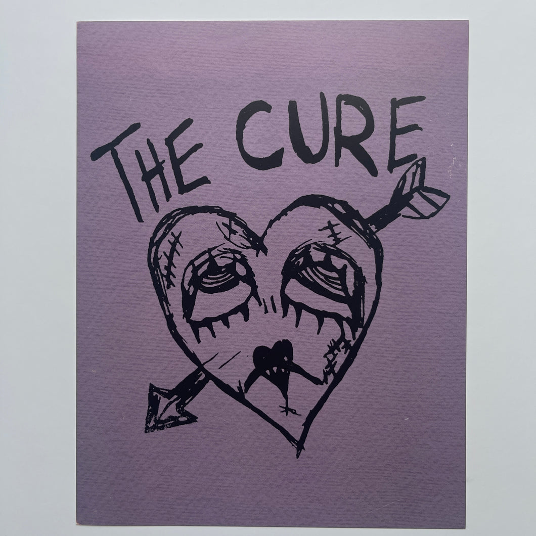 The cure heart poster