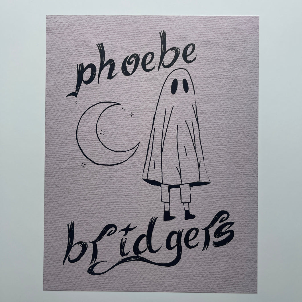 Phoebe bridgers ghost poster