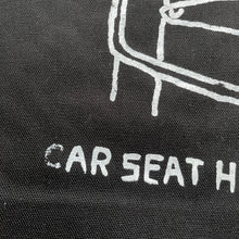 Load image into Gallery viewer, Car seat headrest black tote bag
